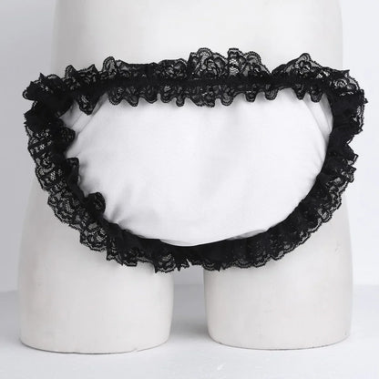 Sissy Ruffled Bloomer Panties – Satin (Colors) - Puppy's Aesthetics