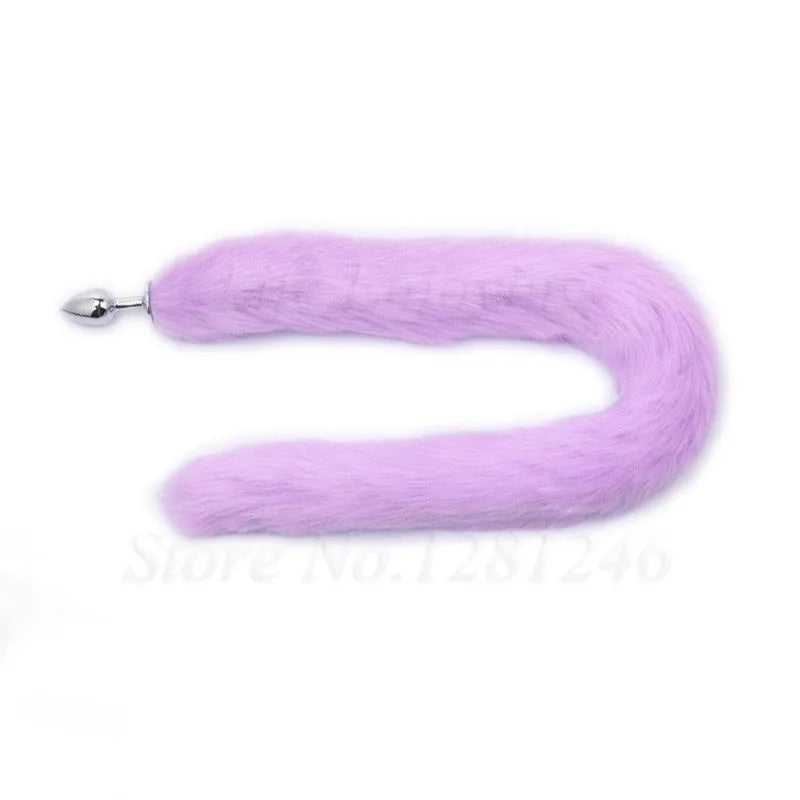 80cm Long Faux Fur Anal Tail (Colors)