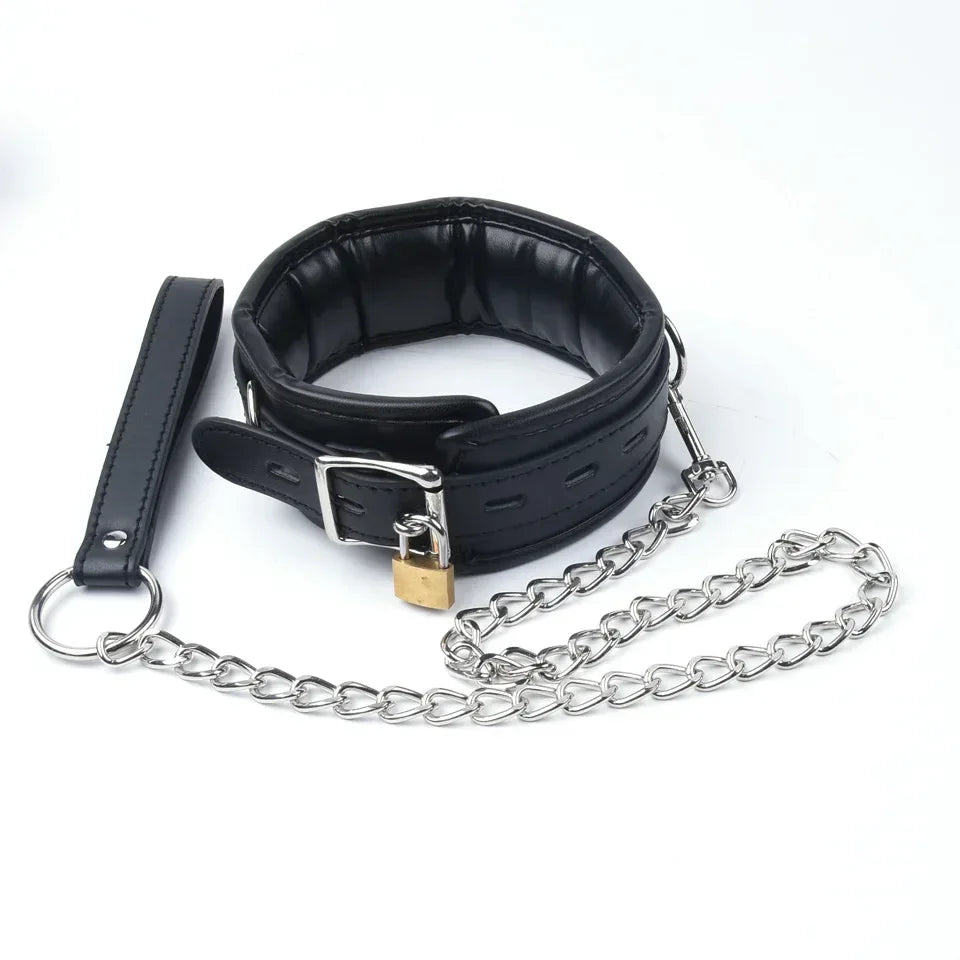 Ankle & Wrist Chain Lock Bondage Restraints - Puppy's Aesthetics