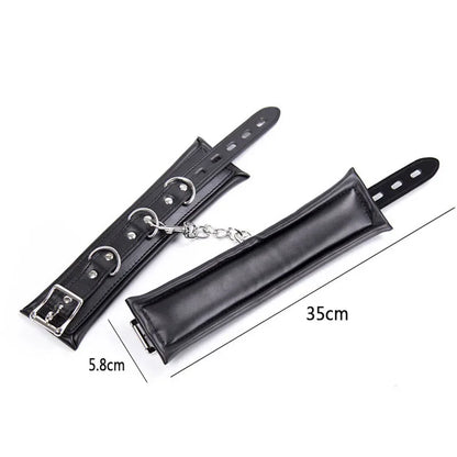 Ankle & Wrist Chain Lock Bondage Restraints - Puppy's Aesthetics