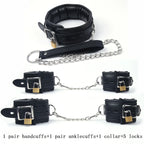 Ankle & Wrist Chain Lock Bondage Restraints