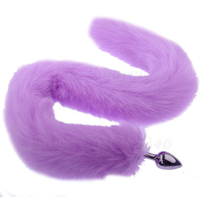 80cm Long Faux Fur Anal Tail (Colors)