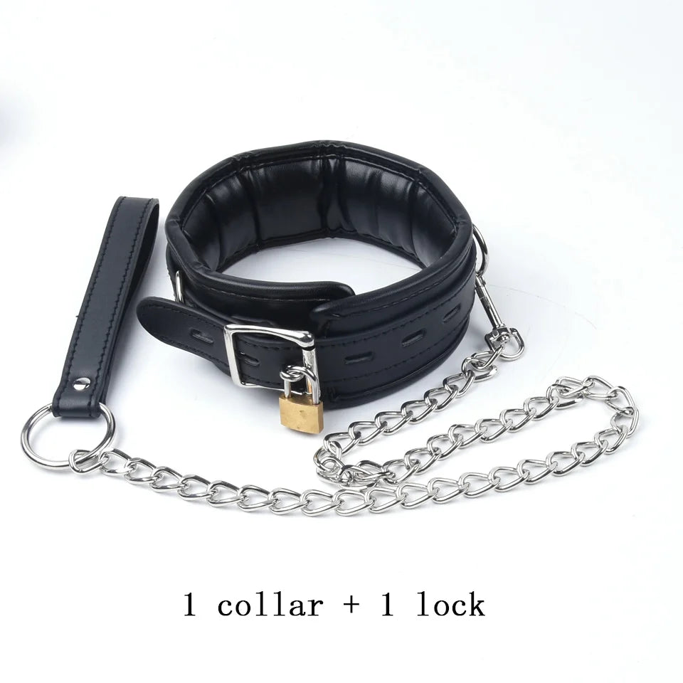 Ankle & Wrist Chain Lock Bondage Restraints