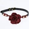 Silicone Rose Mouth Plug Ball - Puppy's Aesthetics