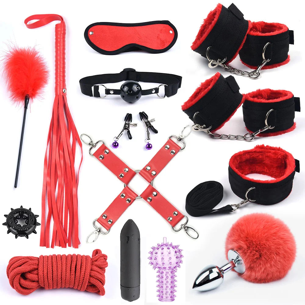 Complete Bondage BDSM Kit (Colors)