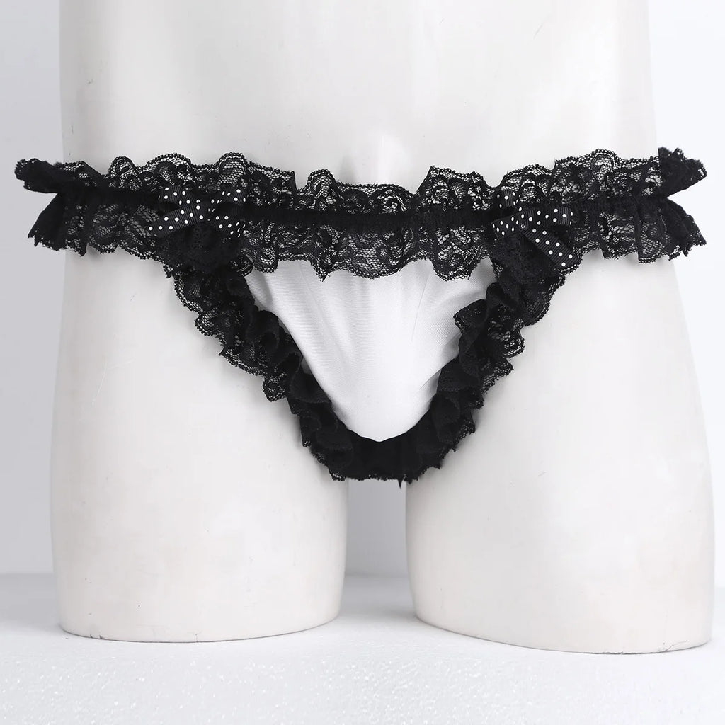 Sissy Ruffled Bloomer Panties – Satin (Colors)