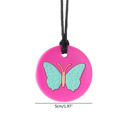 Cute Chewy Butterfly Necklace Teether