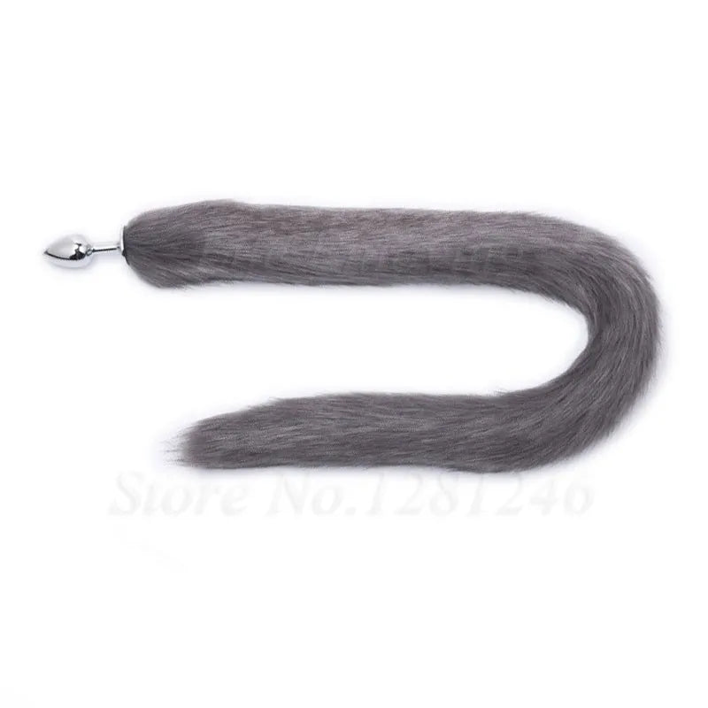 80cm Long Faux Fur Anal Tail (Colors)