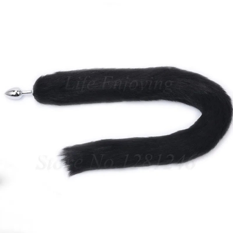 80cm Long Faux Fur Anal Tail (Colors)