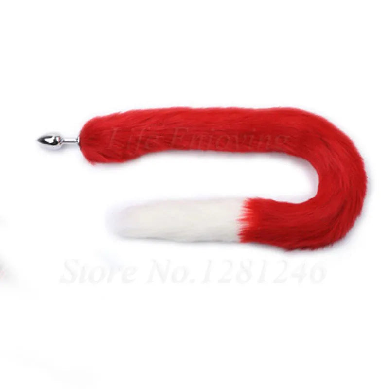 80cm Long Faux Fur Anal Tail (Colors)