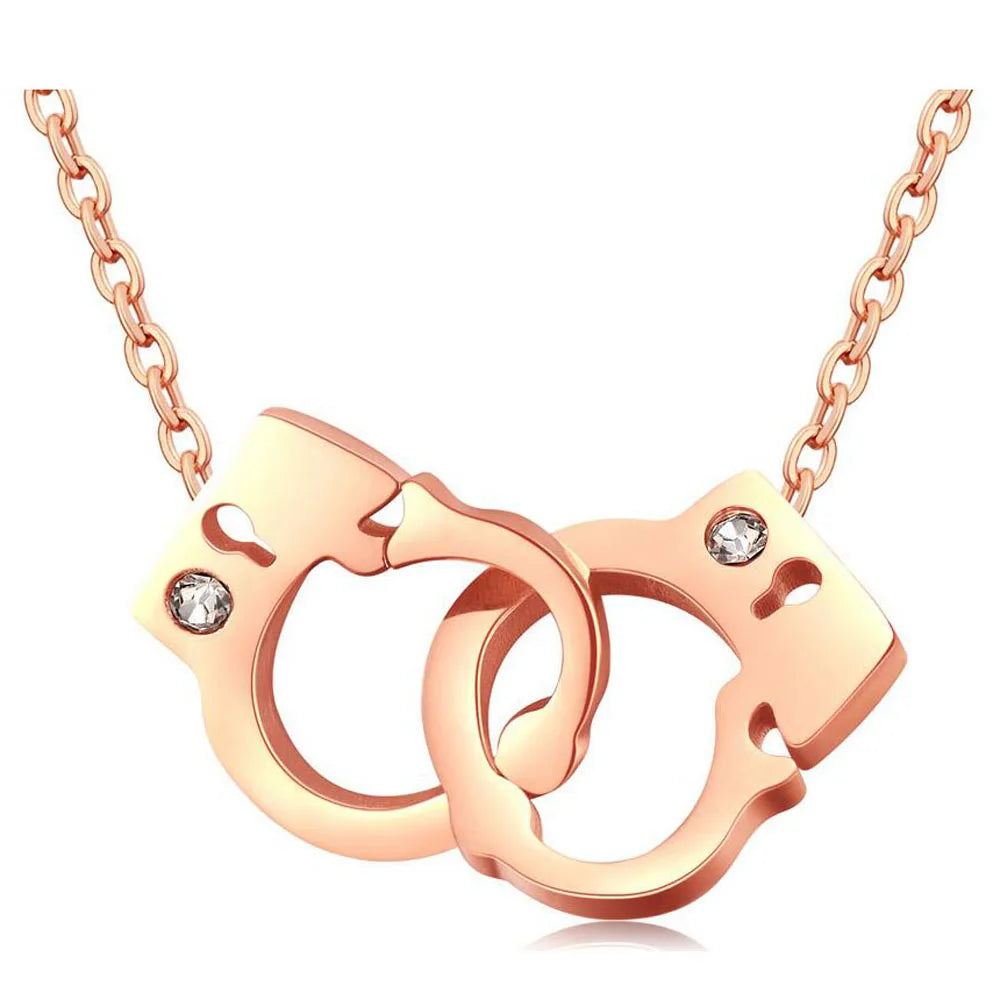 Stainless Steel Handcuff Day Collar