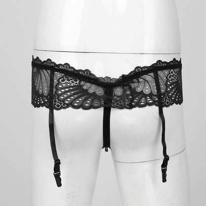 Sissy Garter Lace Bow Briefs (Colors)