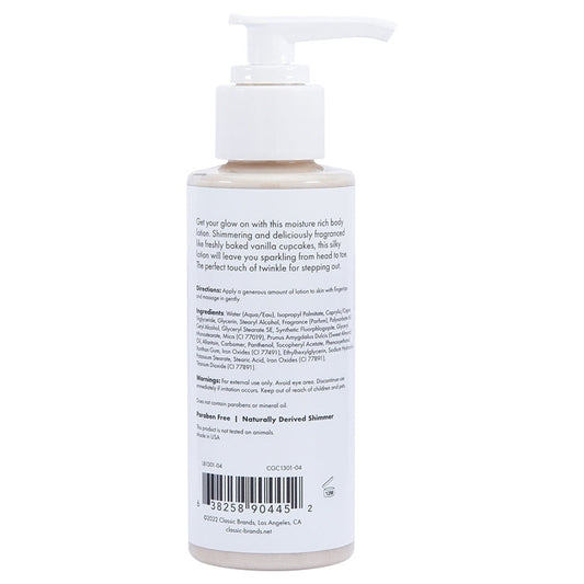 CG Glow Vanilla Cupcake Shimmer Lotion-Gold