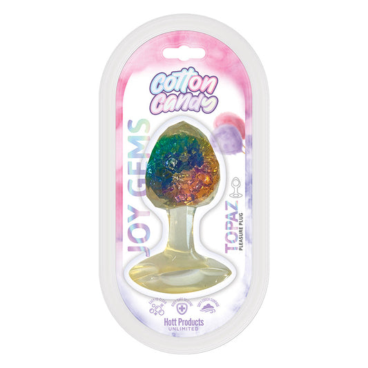 USA Only - Cotton Candy Joy Gems Topaz Silicone Plug