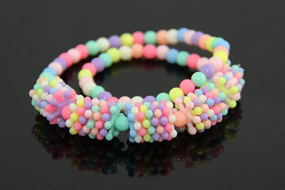 Cute Candy Color Star Necklace