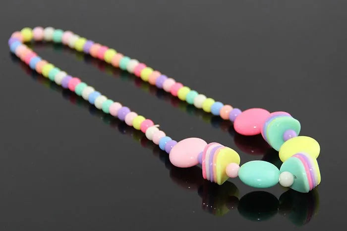 Cute Candy Color Star Necklace