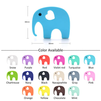 1PC Silicone Animal Teether (Colors)