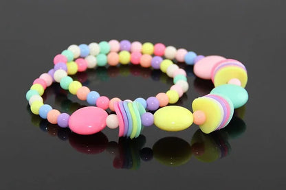 Cute Candy Color Star Necklace