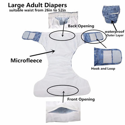 Cozy Cuddles XL ABDL Cloth Diaper