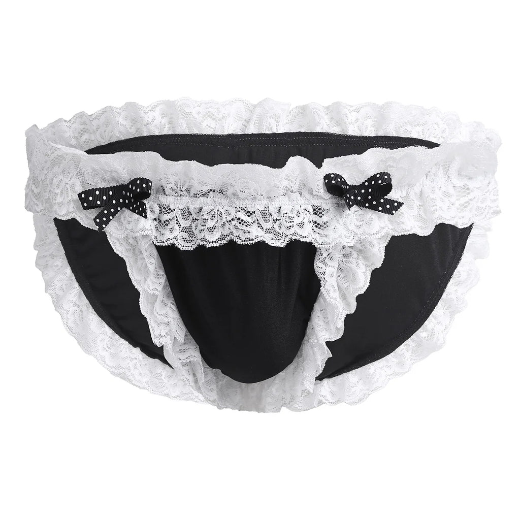 Sissy Ruffled Bloomer Panties – Satin (Colors)