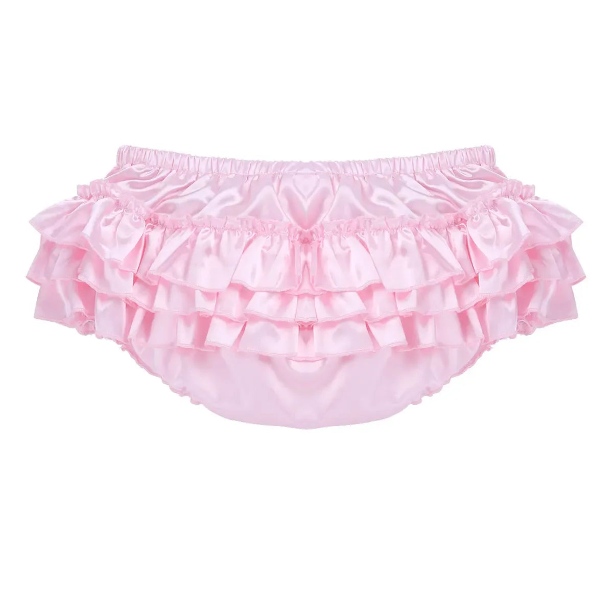 Sissy Ruffled Bloomer Panties – Satin (Colors) - Puppy's Aesthetics