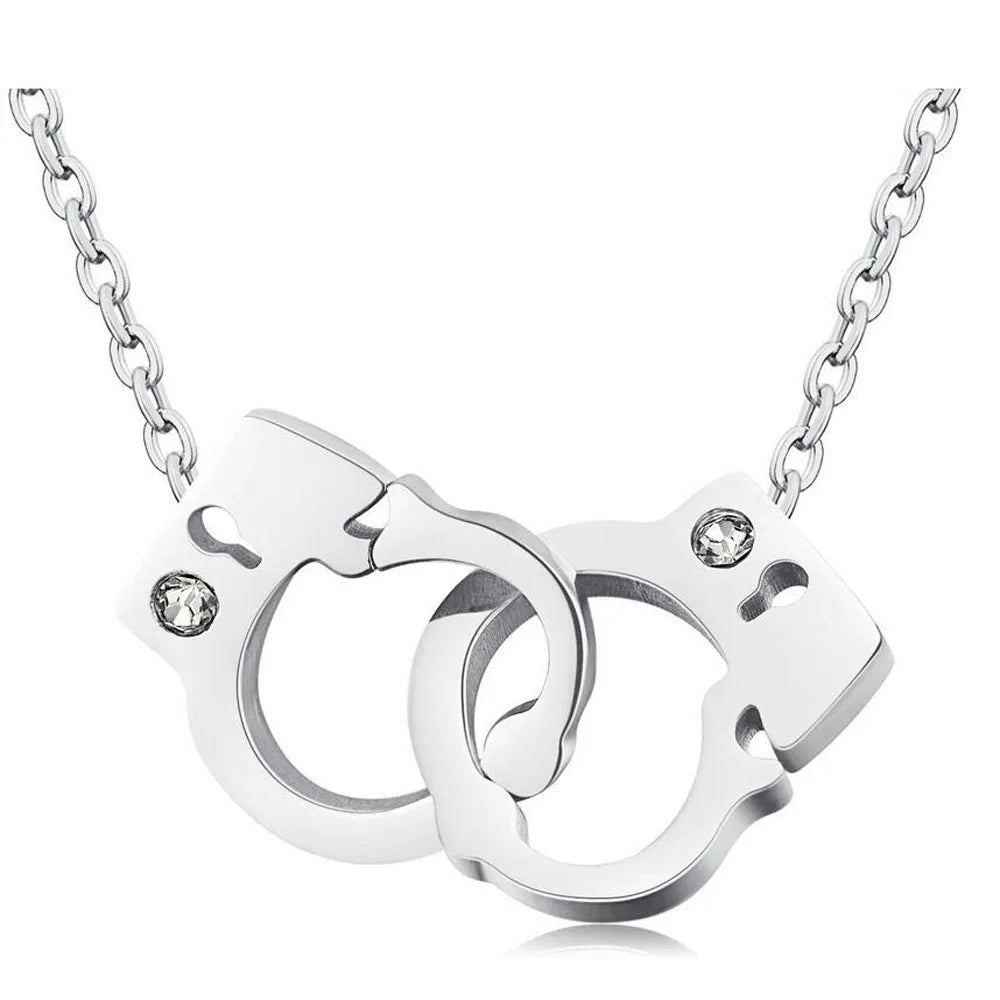 Stainless Steel Handcuff Day Collar