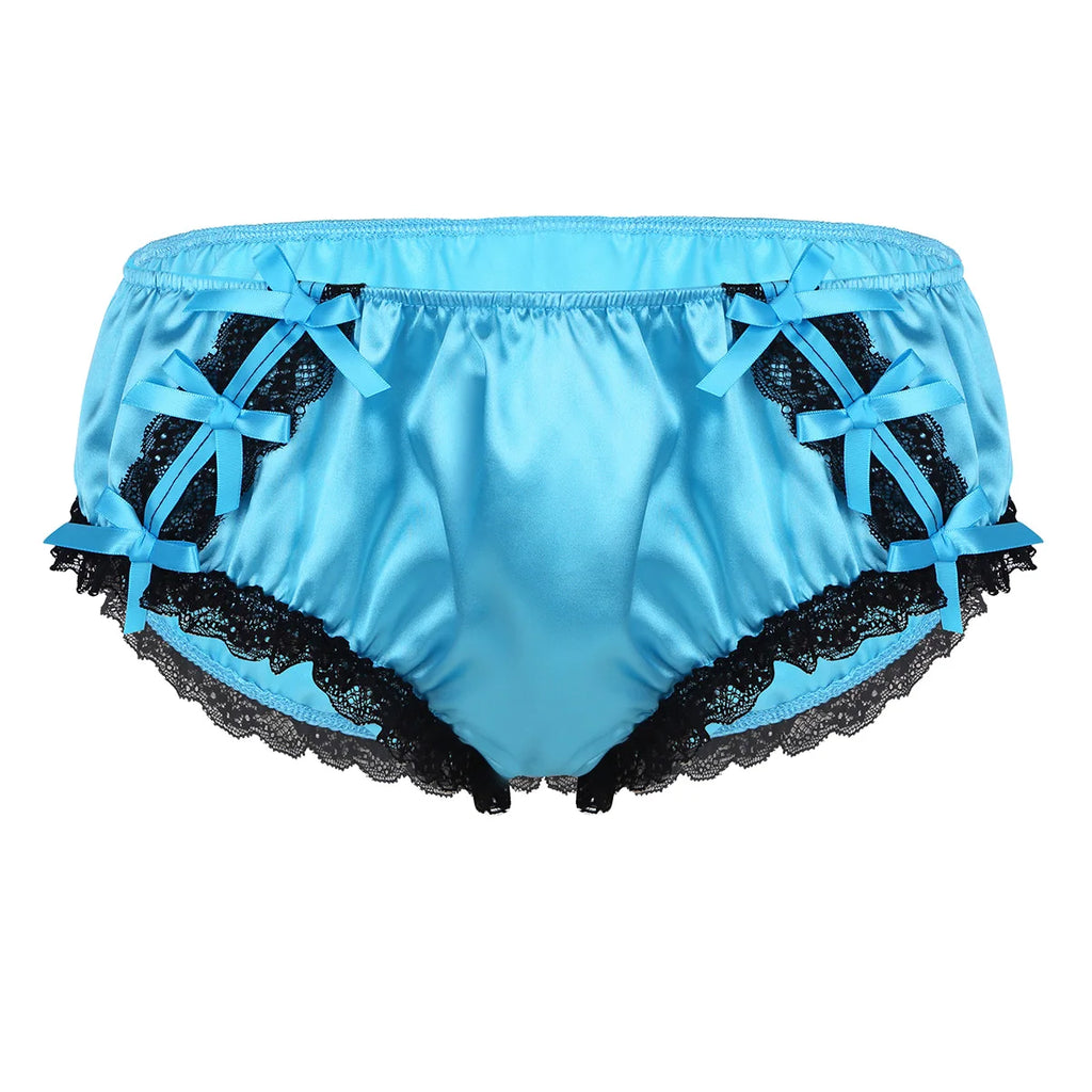 Sissy Ruffled Bloomer Panties – Satin (Colors)