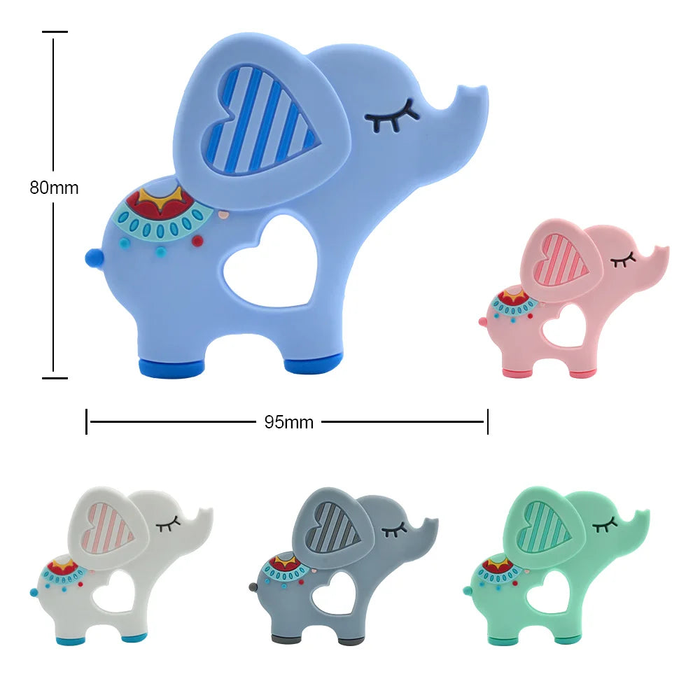 1PC Silicone Animal Teether (Colors)