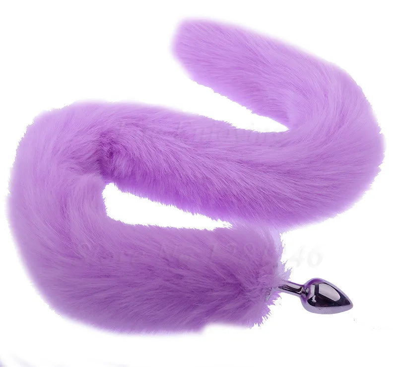 80cm Long Faux Fur Anal Tail (Colors)