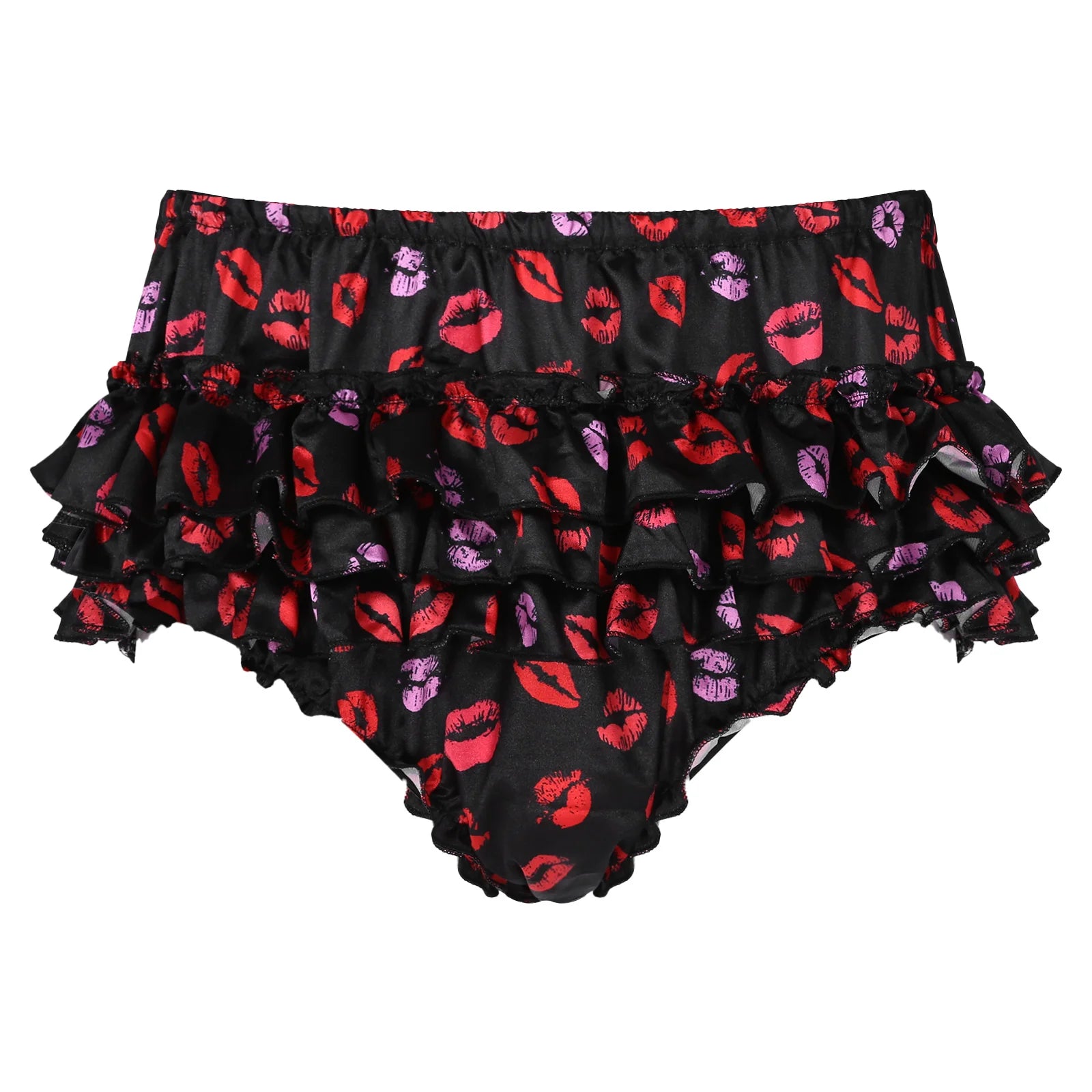 Sissy Ruffled Bloomer Panties – Satin (Colors)