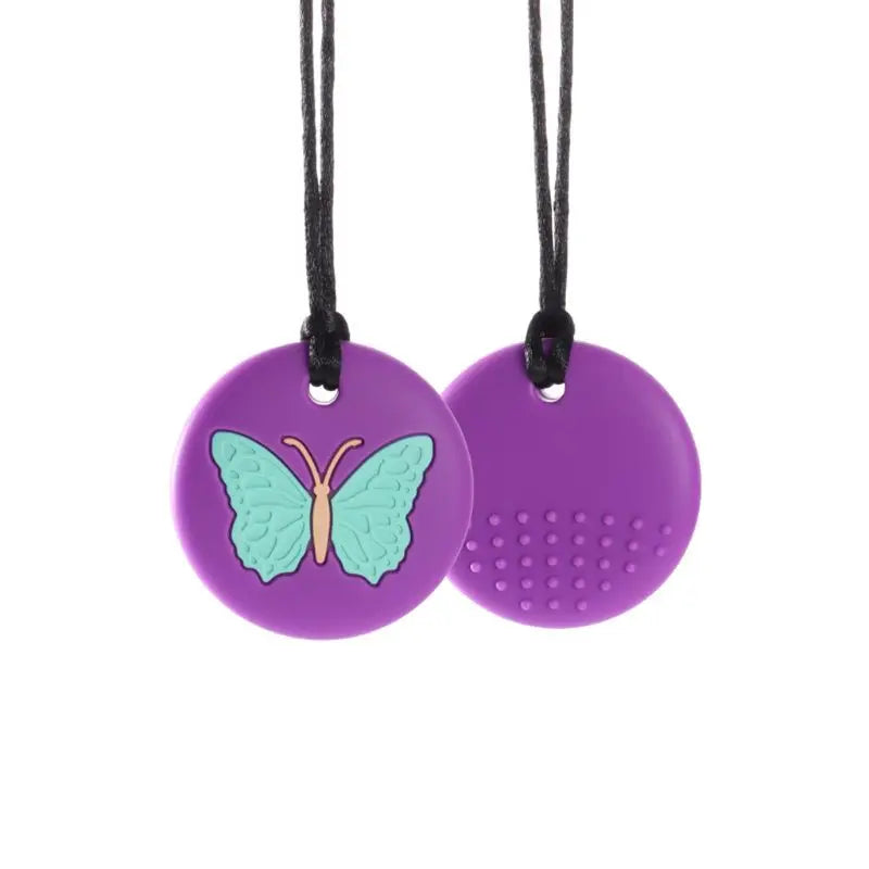 Cute Chewy Butterfly Necklace Teether