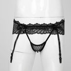 Sissy Garter Lace Bow Briefs (Colors)