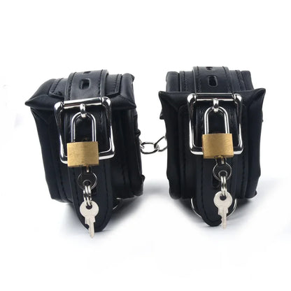 Ankle & Wrist Chain Lock Bondage Restraints - Puppy's Aesthetics