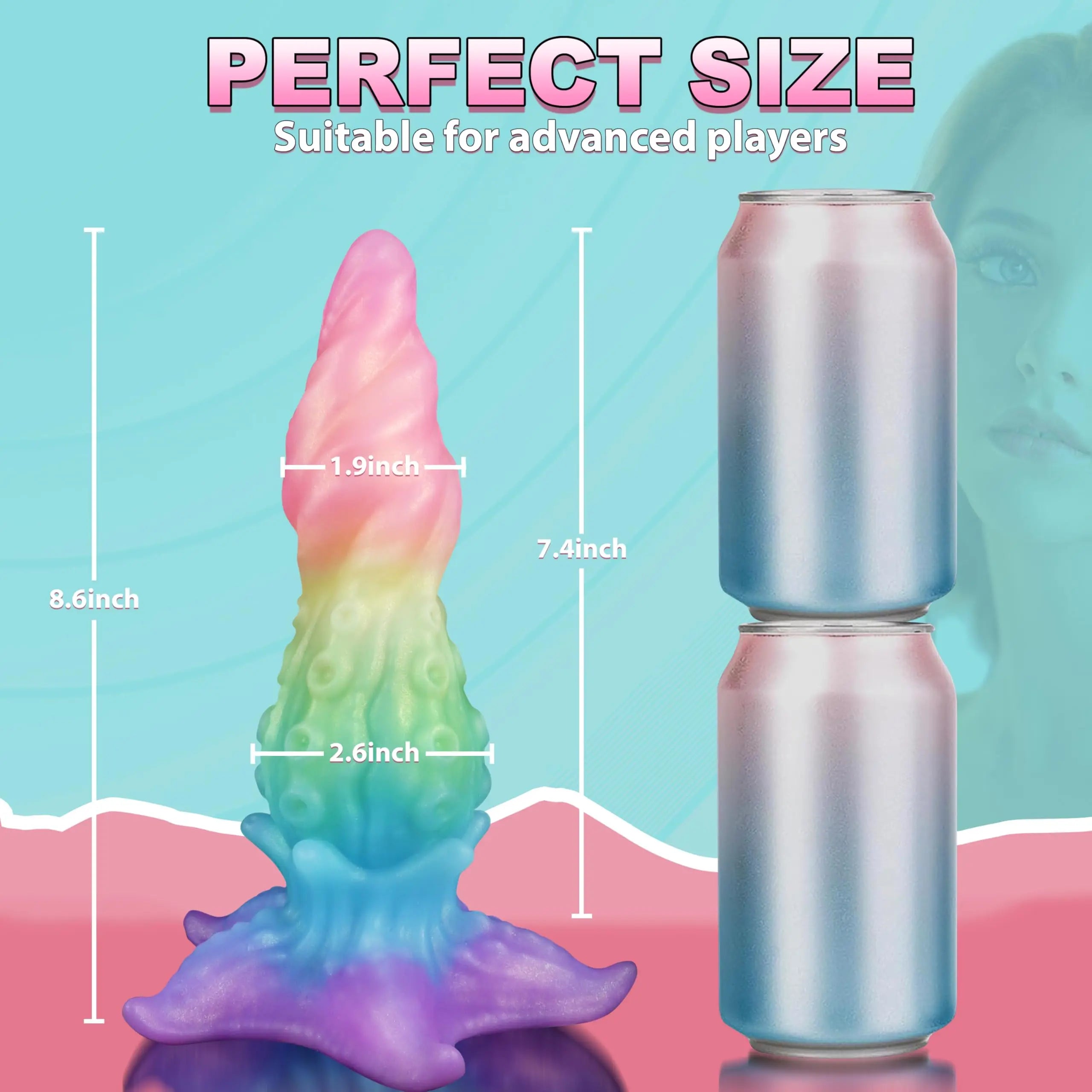 Rainbow Abyss Tentacle Dildo