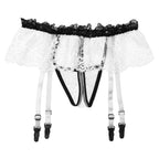 Sissy Garter Lace Bow Briefs (Colors)