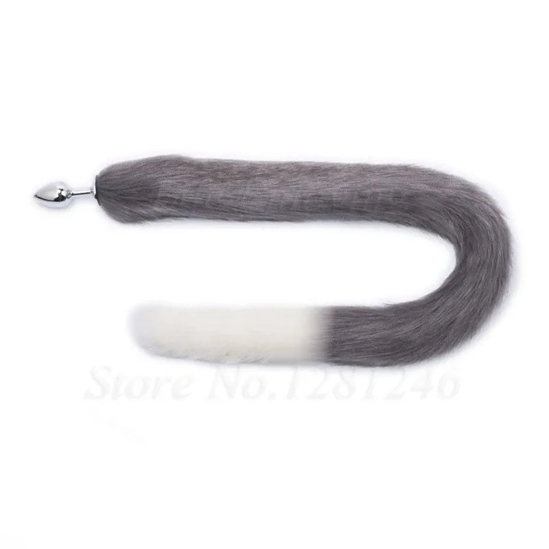 80cm Long Faux Fur Anal Tail (Colors)