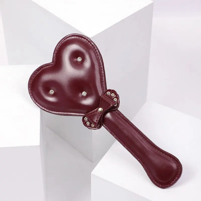 Heart Shape Leather Paddle Puppy's Aesthetics