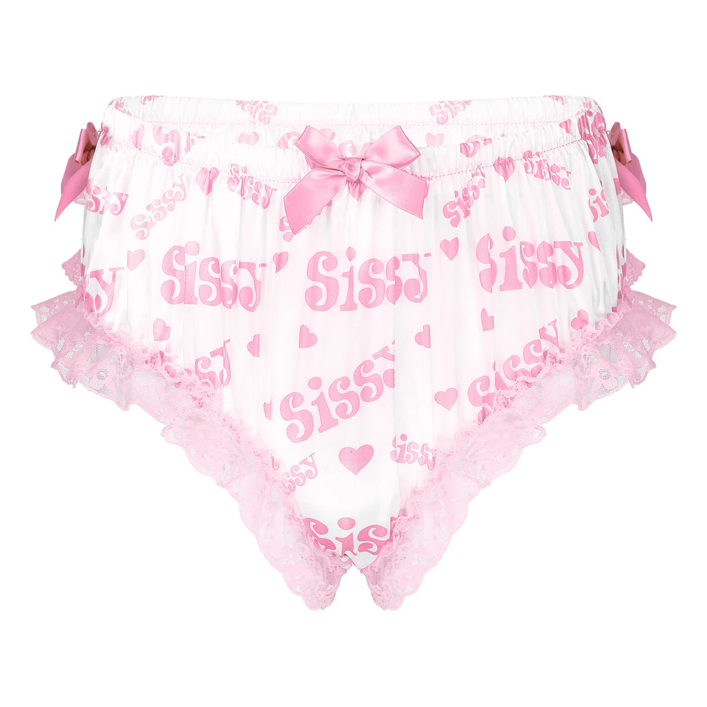 Sissy Dreams Satin Lace Panties (Colors)
