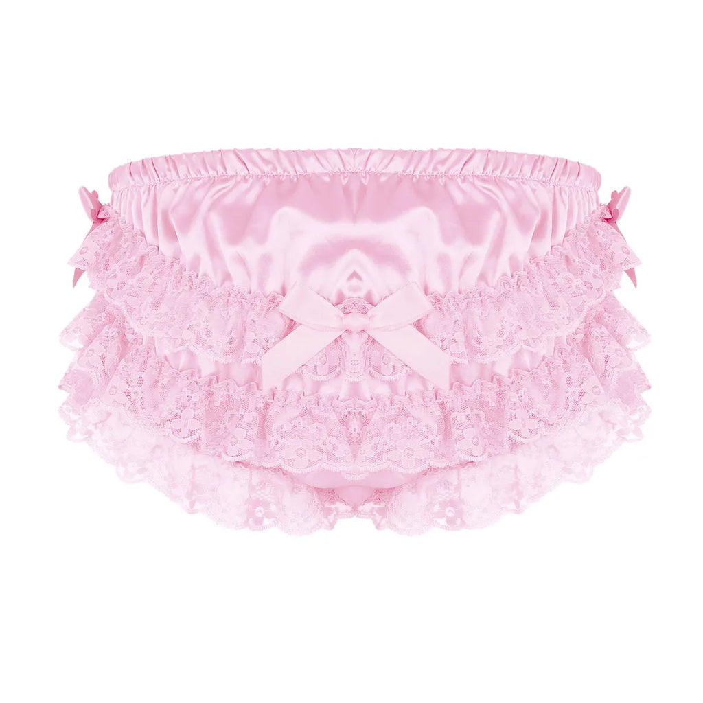 Sissy Dreams Satin Lace Panties (Colors)