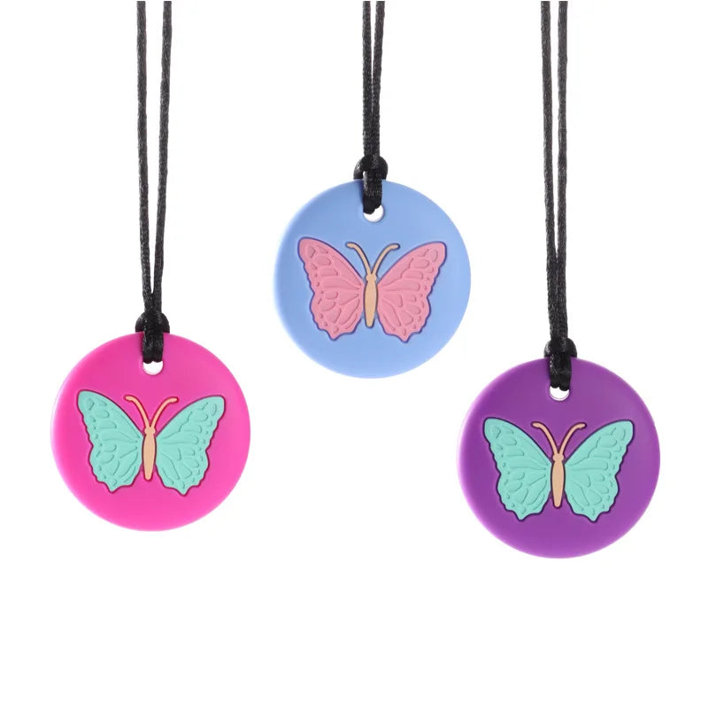 Cute Chewy Butterfly Necklace Teether