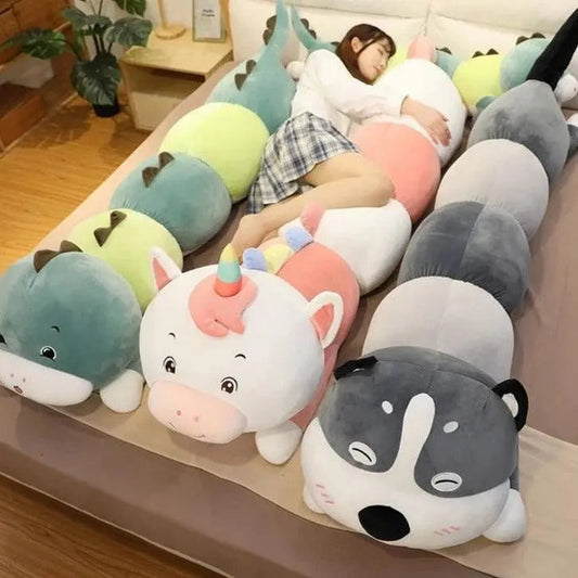 Huggable Big Long Cute Plush Pillow Puppy's Aesthetics