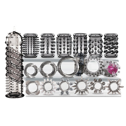 Try-Curious Cock Ring and Sleeve Set of 15