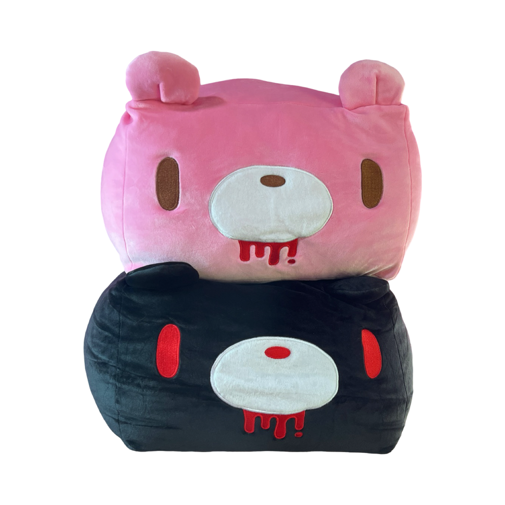 Gloomy Bear Black Mochi Cube Plush Pillow