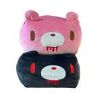 Gloomy Bear Black Mochi Cube Plush Pillow