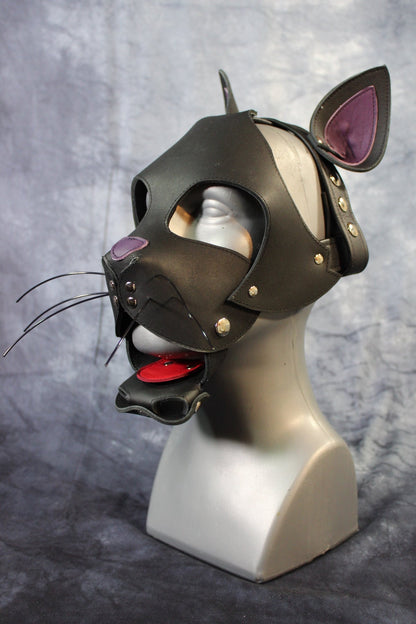 Kitten Play Leather Hood