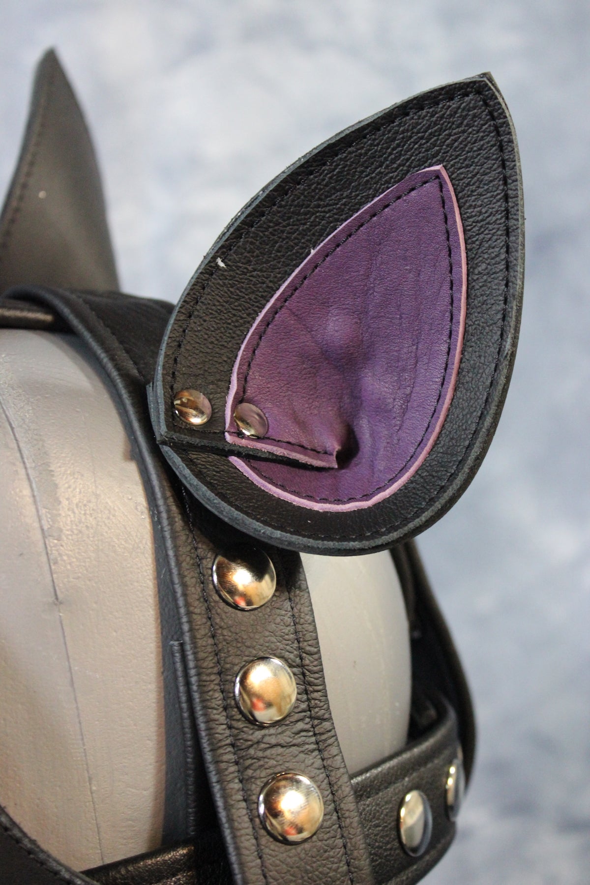 Kitten Play Leather Hood