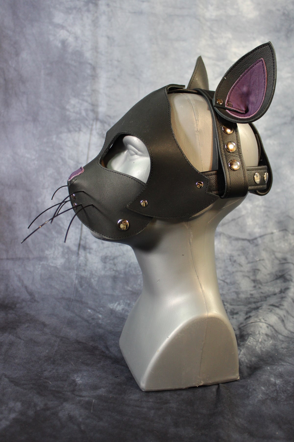 Kitten Play Leather Hood