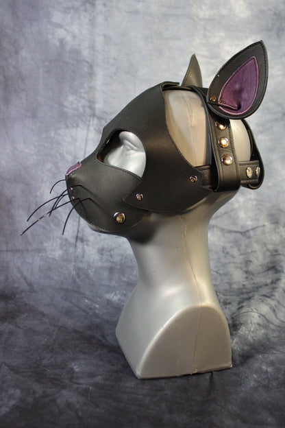 Kitten Play Leather Hood