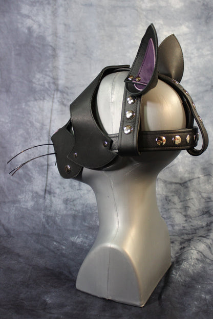 Kitten Play Leather Hood