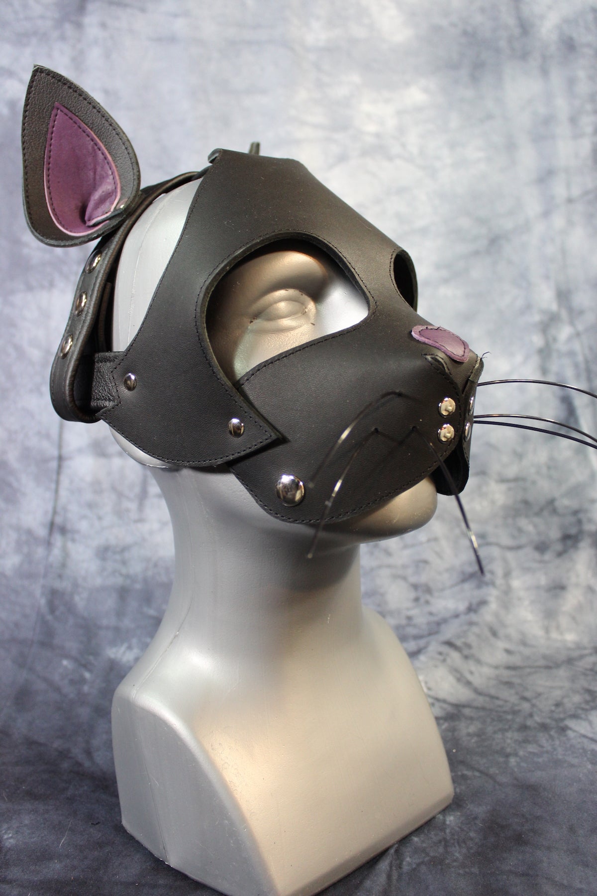 Kitten Play Leather Hood
